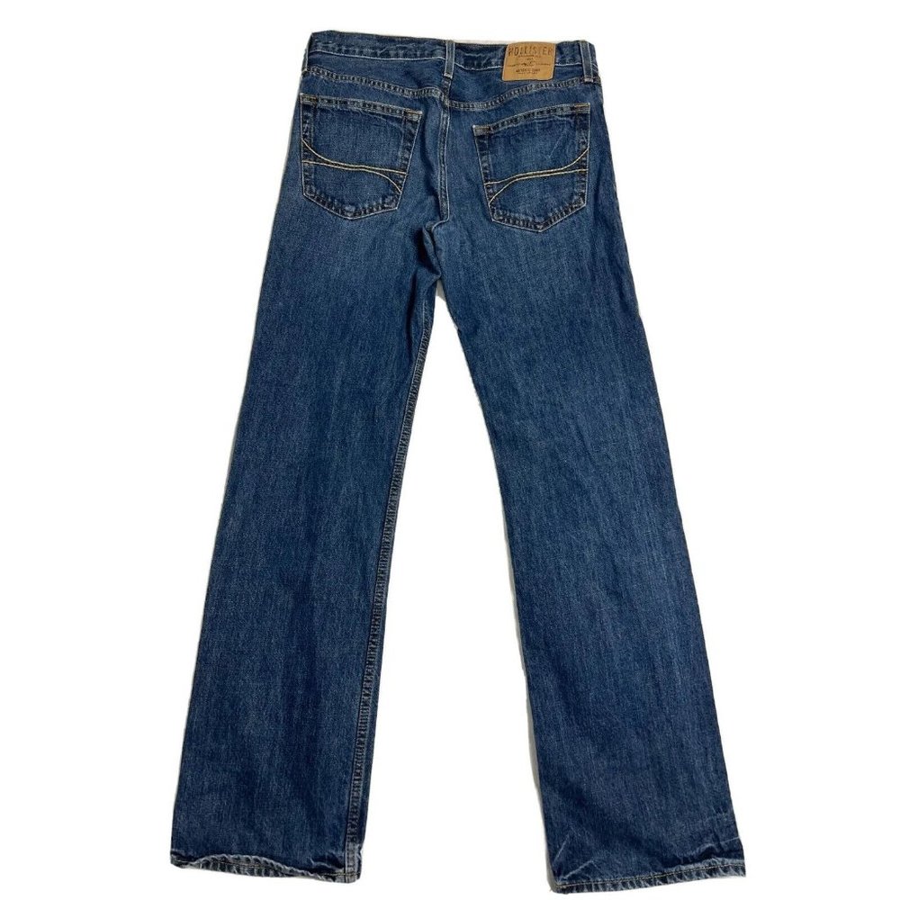 Men’s Hollister 32x34 Classic Straight Medium Blue 100% Cotton